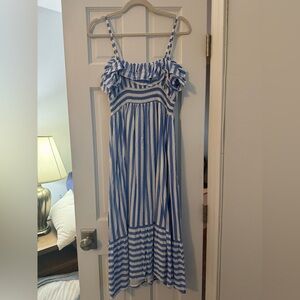 Vineyard Vines Blue and White Striped Dress